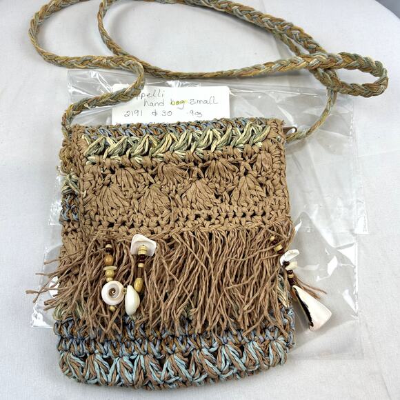 Cappelli bag Straworld TOYO 6.5 W x 7.5 H" Dorfman Pacific purse bag soft - Picture 8 of 8